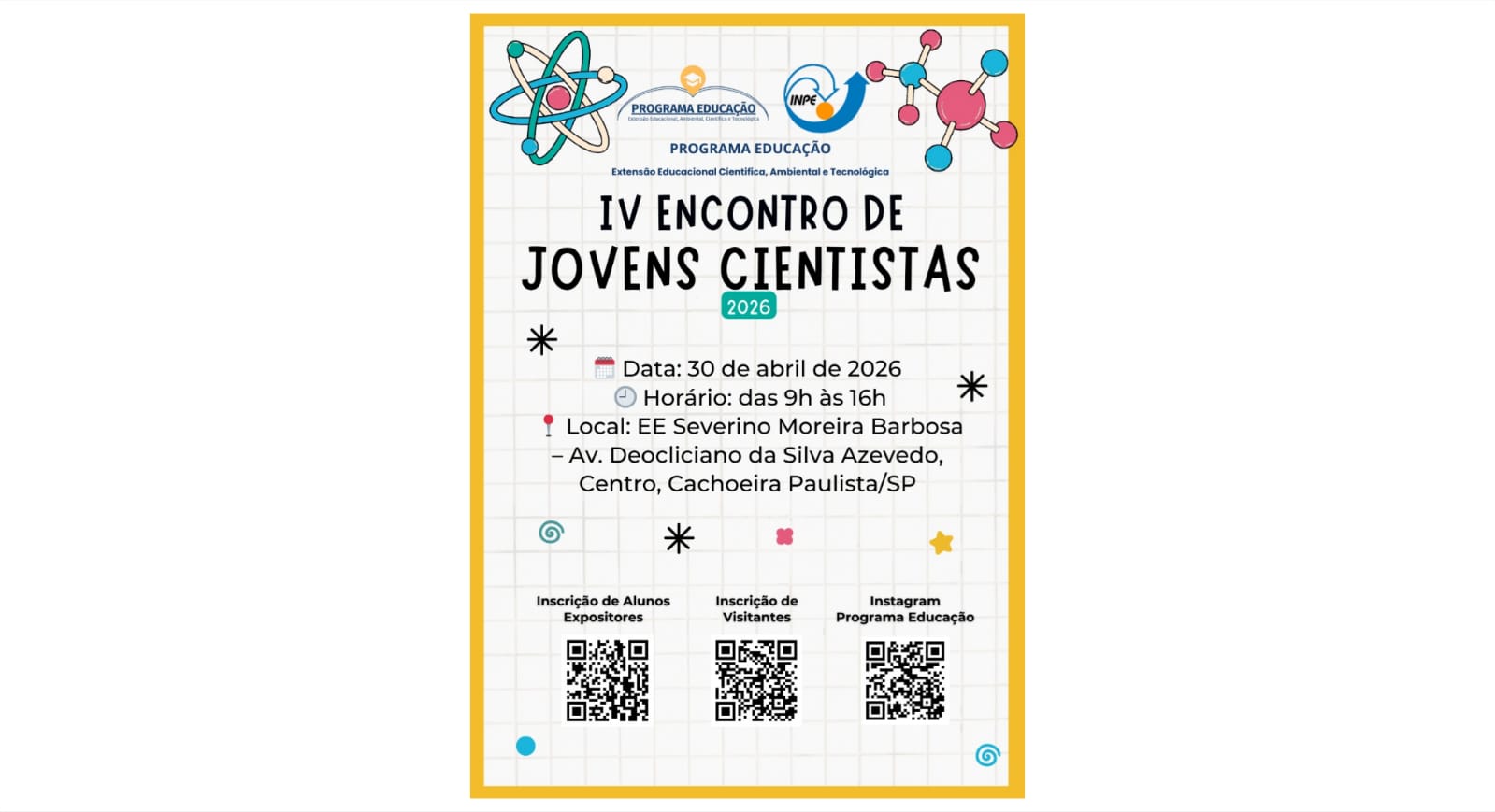IV Encontro de Jovens Cientistas