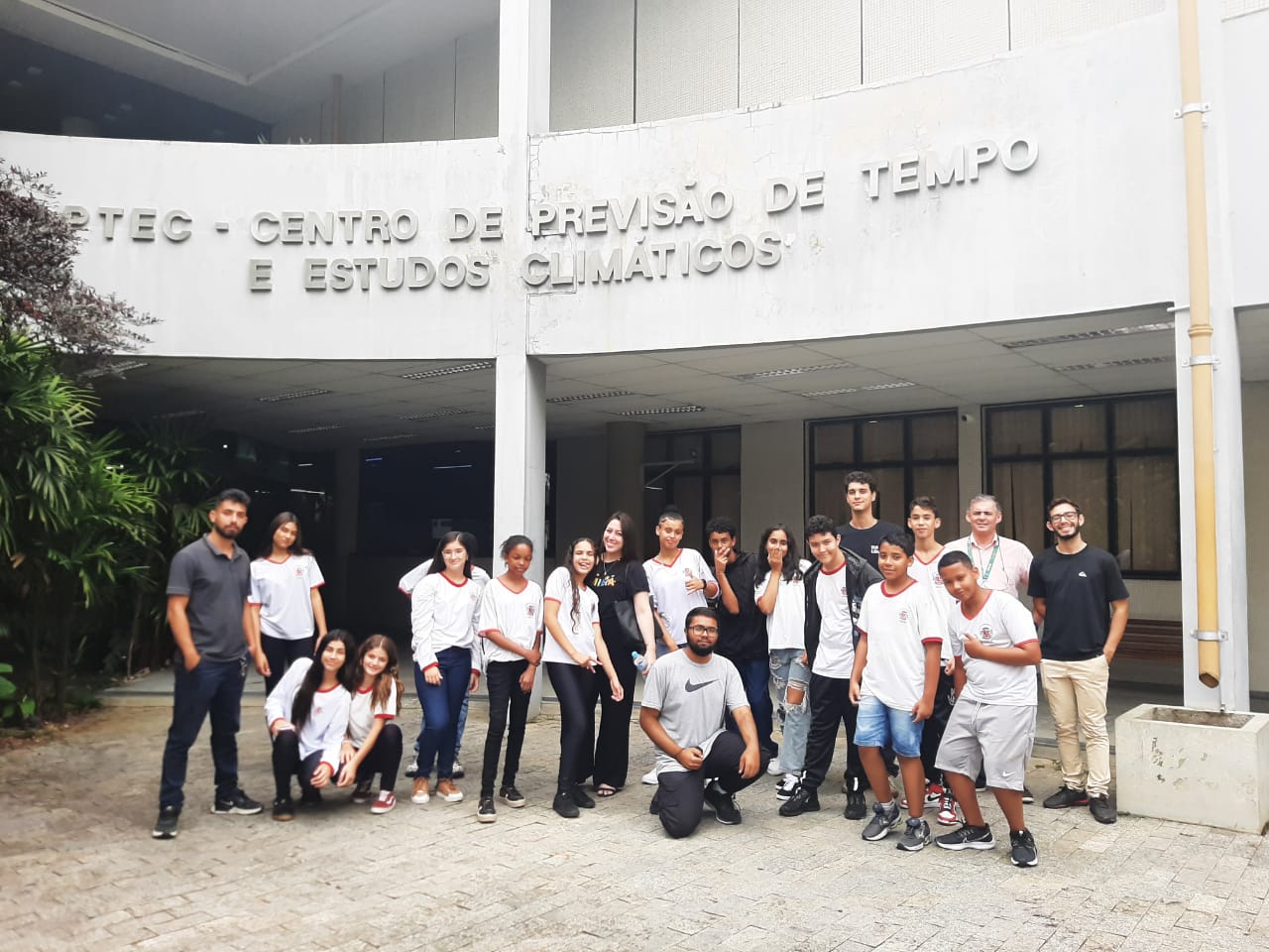 Visita da E.M.E.F. Dr. Geraldo Rodrigues Alckimin de Potim-SP no Inpe de Cachoeira Paulista-SP
