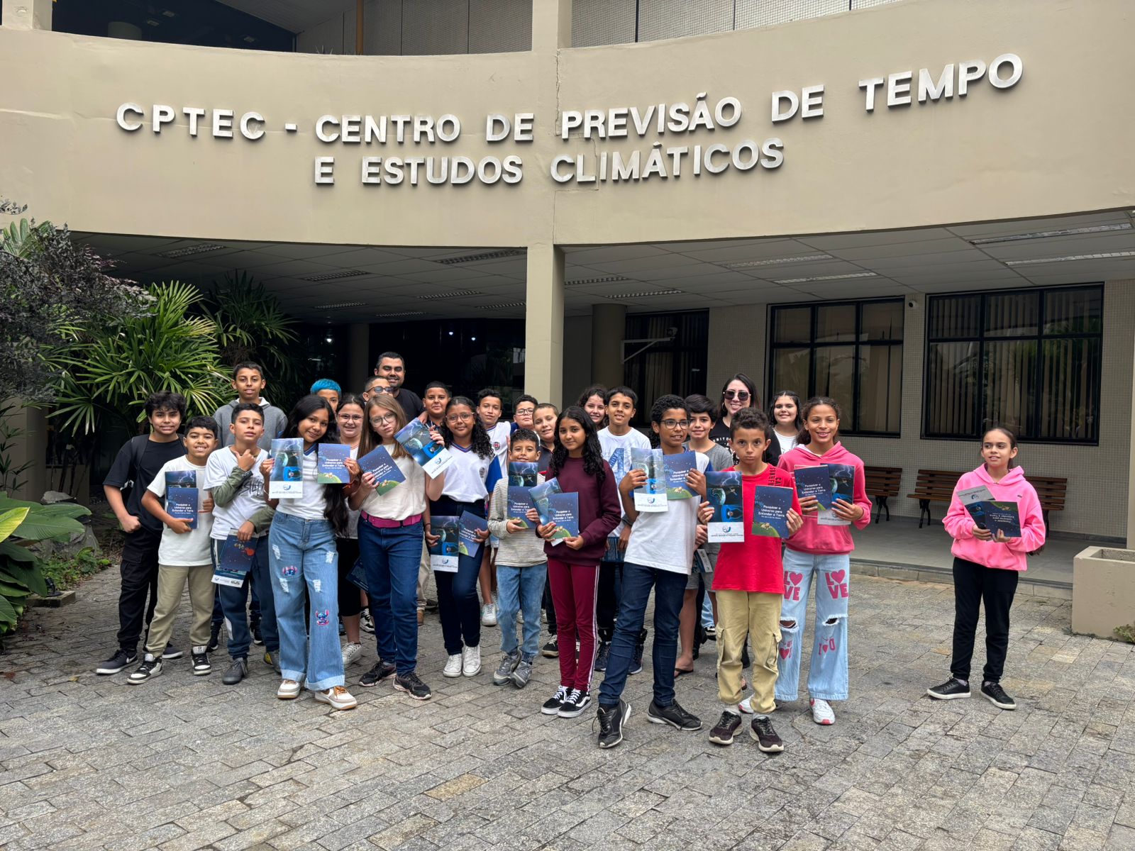 Visita da Escola EMEIEF Aliete Ferreira Gonçalves ao CPTEC