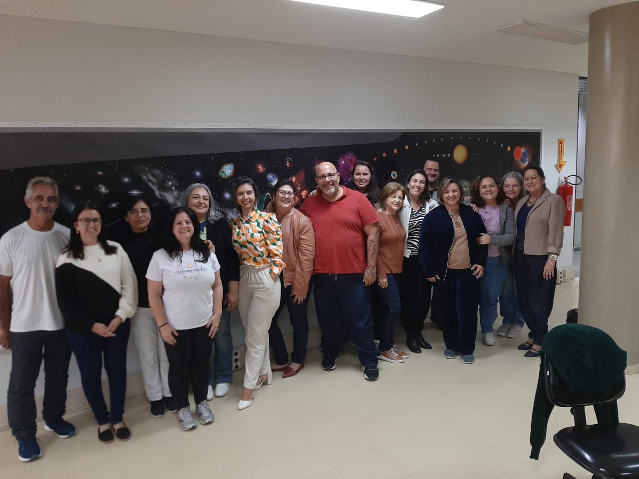 Recebemos no Laboratório de Instrumentação Meteorológica e Científica a Secretaria de Educação Municipal e seus Coordenadores de Cachoeira Paulista-SP