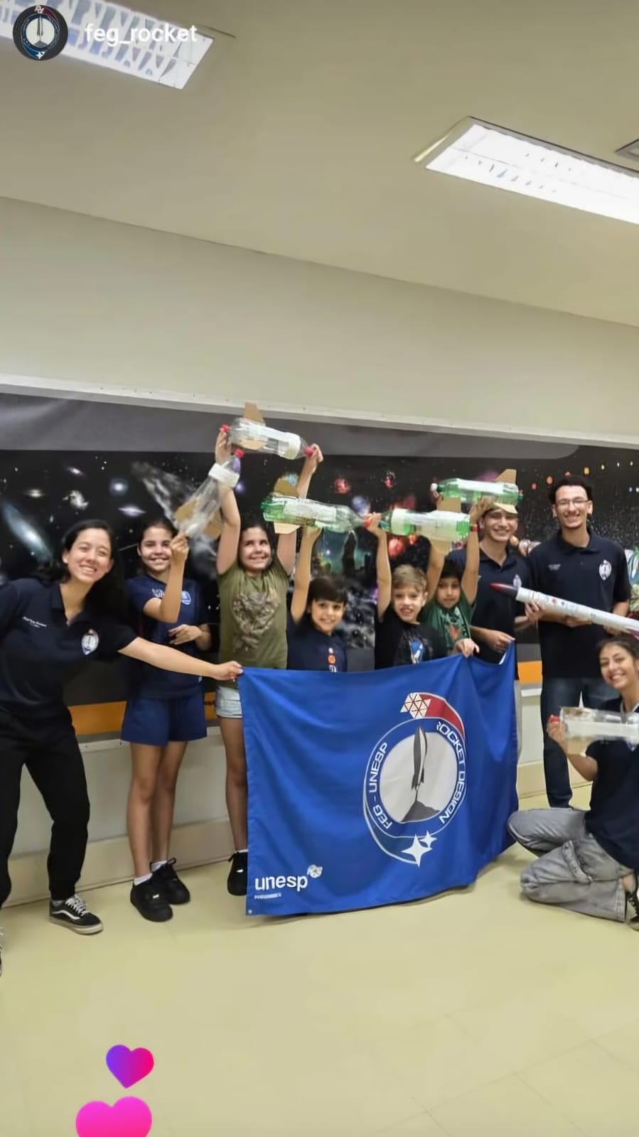 Oficina de Foguetes no Laboratório de Instrumentação meteorológica e científica do CPTEC-INPE Cachoeira PAulista - SP