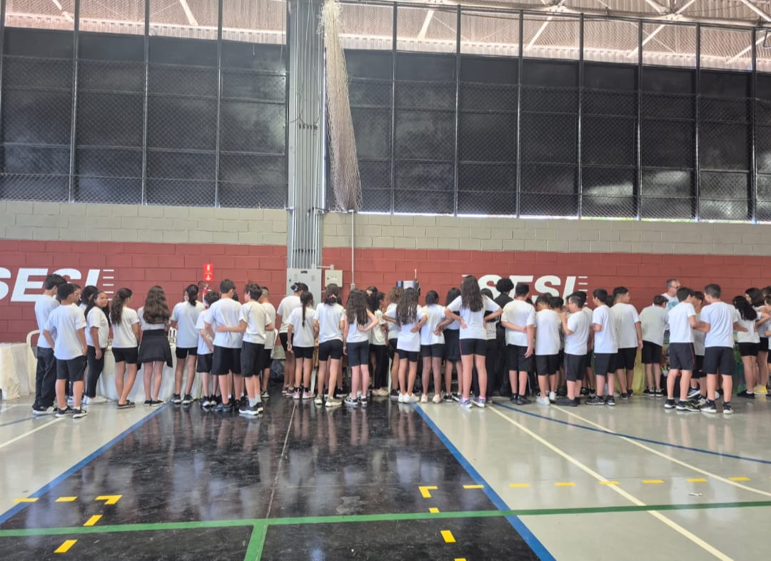 Encontro Científica no Sesi de Cruzeiro-SP